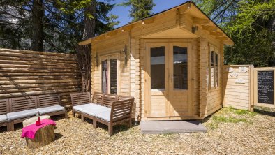 Camping Schwarzenau - Saunabereich außen, © Dabernig