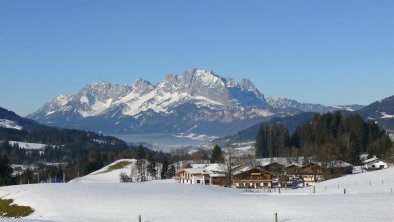 Blick auf Wilden Kaiser Winter