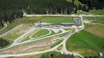 Skirollerbahn im Biathlonzentrum