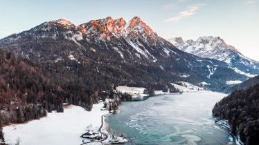 The Hintersteiner See lake in winter, © Discover Austria