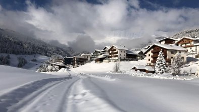 Hausansicht Richtung Skigebiet Plansegg