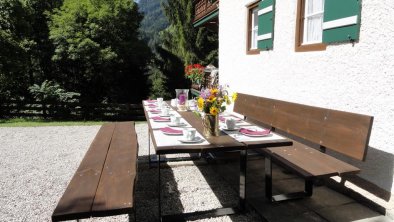 Berg-Chalet Glemmtaler Hütte Thiersee Sitzgarnitur