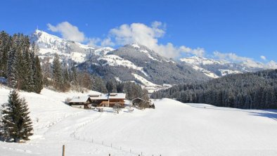 Im Winter mit Blick auf das Horn