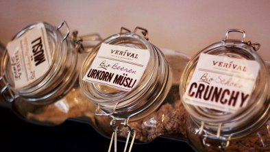 Tiroler Müsli der Marke Verival, © Boutique Hotel Central