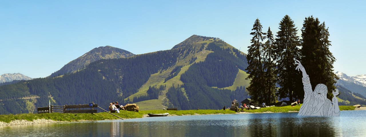 Filzalmsee Lake in Brixen im Thale, © Bergbahnen Brixen im Thale