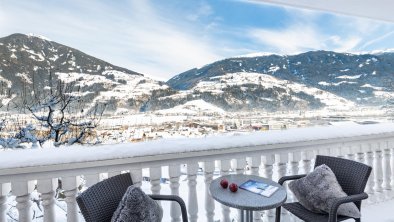 Balkon und Ausblick Panorama