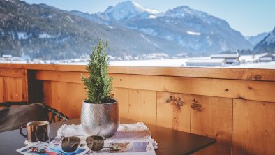 Winter Ausblick vom Balkon loisi´s Boutiquehotel