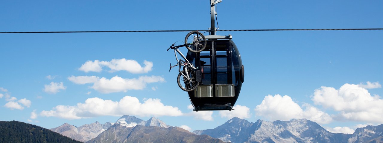 Bergeralmbahn cable car in Steinach am Brenner, © Tirol Werbung/Maria Ziegelböck