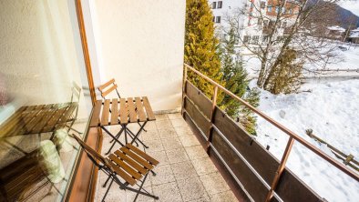 App. Cervelli Balkon im Winter, © MoniCare