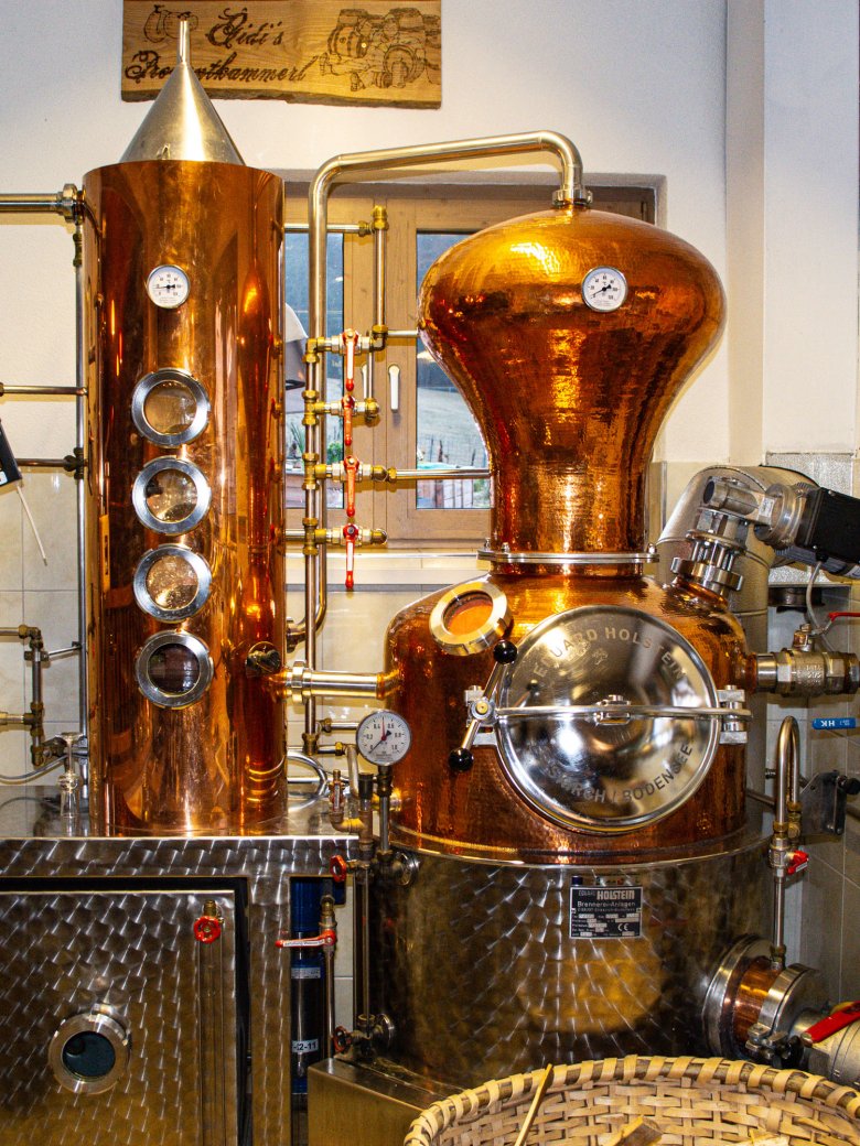 When the weather’s bad, why not visit the local schnapps distillery in Fieberbrunn?