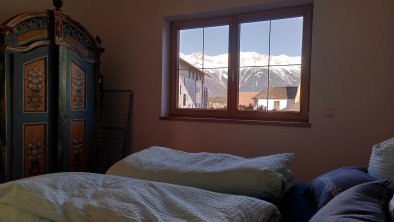 Chalet Schlafzimmer mit Aussicht