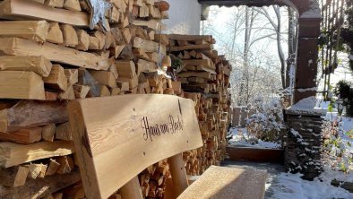 Haus am Bach - im Winter