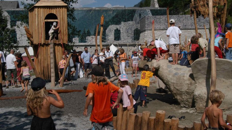 Playground at Ehrenberg Castle Ensemble, © Europäische Burgwelten Ehrenberg