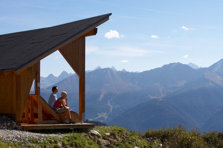 One of the stops along the trail above Serfaus and Fiss.
, © Serfaus-Fiss-Ladis, Foto Müller