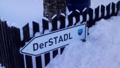 sign to the Stadl