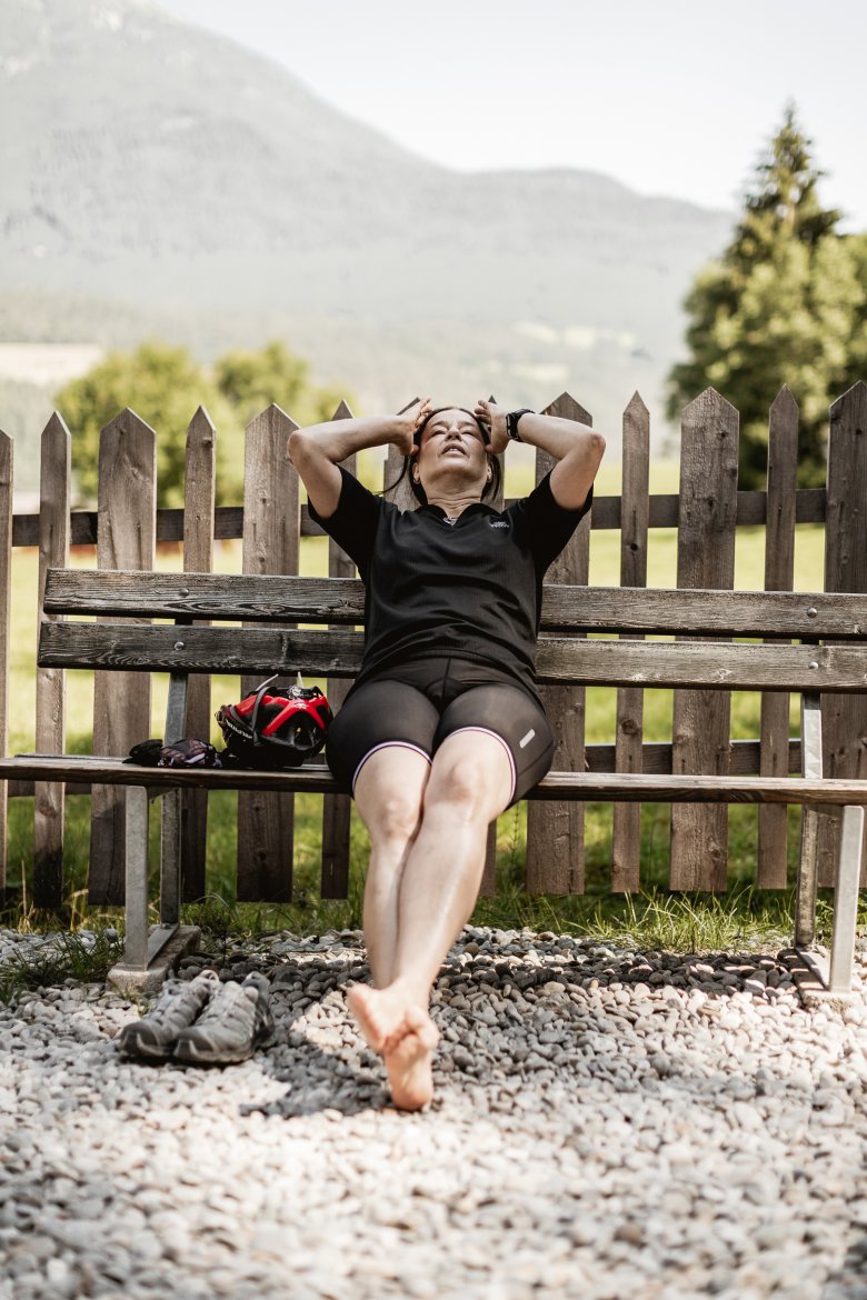 The „Frauenbrunnen“ Kneipp Facilities are located on the cycle path and make a perfect rest stop for weary cyclists. © Rudi Wyhlidal