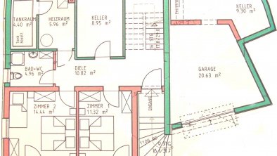 Grundriss Untergeschoss