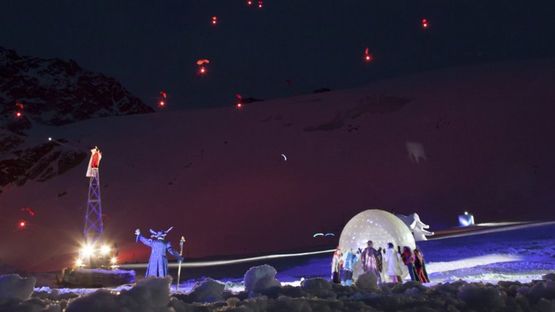 Hannibal Glacier Spectacle in Sölden, © Ötztal Tourismus