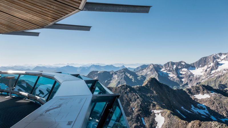 The View from Top Mountain Star atop Wurmkogel Peak, © Ötztal Tourismus