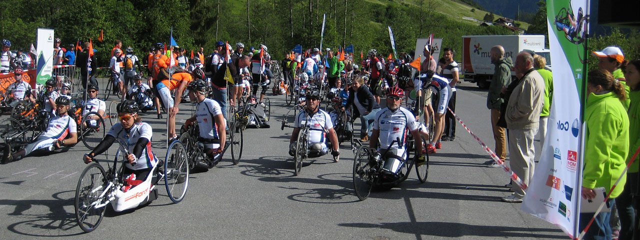 Hard, fast and tactical handcycle racing in Kaunertal Valley, © TVB Tiroler Oberland