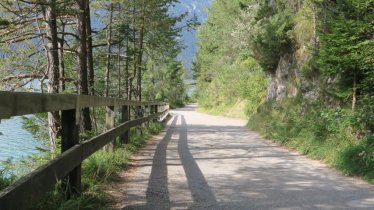 Wheelchair-accessible hike at Lake Achensee