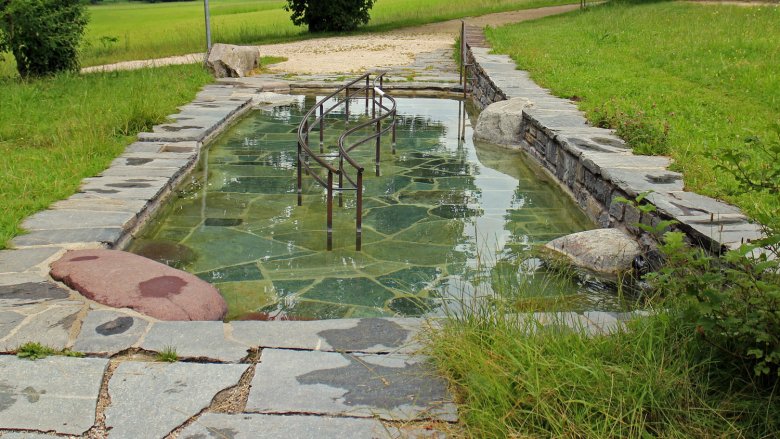 The large Kneipp Water Treading Pool in Kufstein.