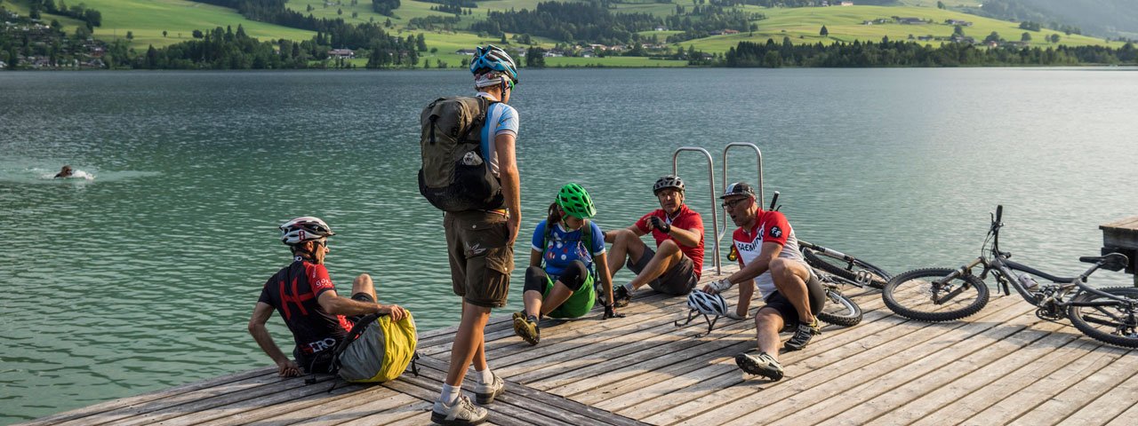 A refreshing dip in the Walchsee lake, © Tirol Werbung / Neusser Peter