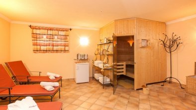 Wellnessbereich - Sauna, Infrarotkabine, Ruheraum, © Appartements Fortuna