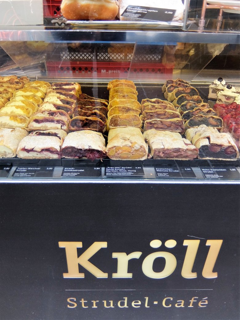 They have a huge range of strudels beyond the traditional apple and cream cheese, along with seasonal specialties.