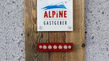 5 Edelweiß - Auszeichnung Alpine Gastgeber, © das Stefan