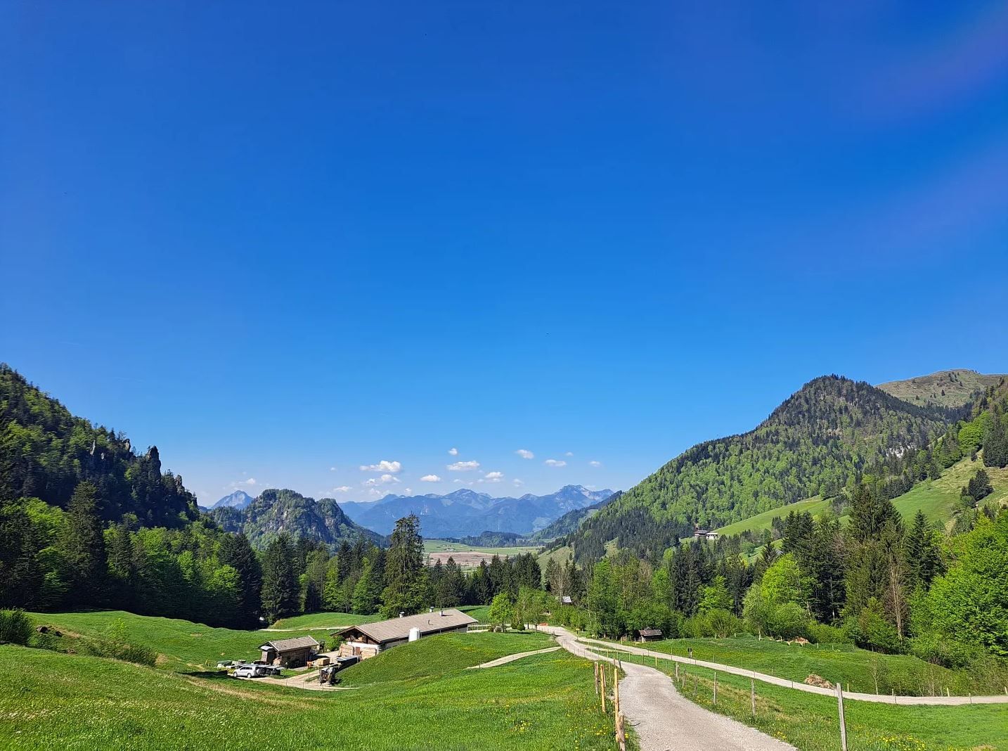 Auf dem Weg zur Harauspitze, Riederalm
