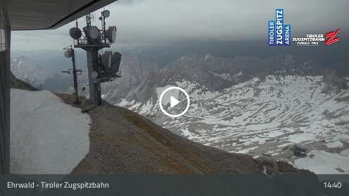 Webcam Tiroler Zugspitzbahn Bergstation