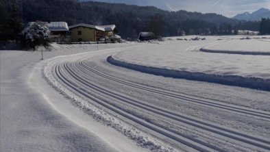 Appartement Müllner, Langlaufloipe vorm Haus