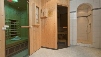 Sauna und Infrarot-Fit-Kabine