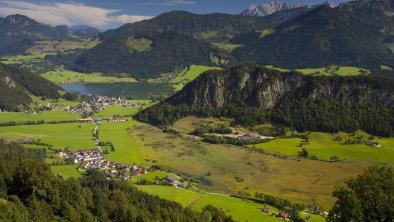 Blick vom Berg auf die Schwemm und Walchsee, © _MG_8789 (c) bernhard bergmann