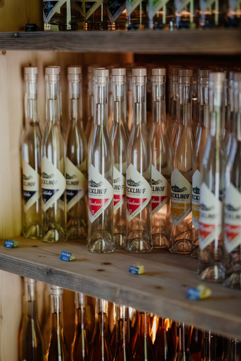 Siegfried Kistl has received multiple awards for his fruit schnapps.