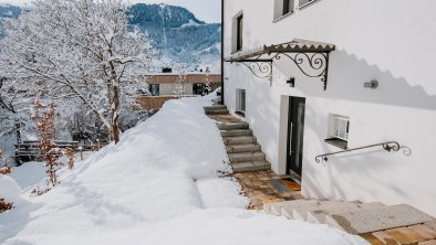 Garten Tirol im Winter