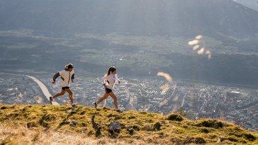 High above Inntal Valley: The Innsbruck Alpine Trail Run is enveloped by majestic mountain beauty