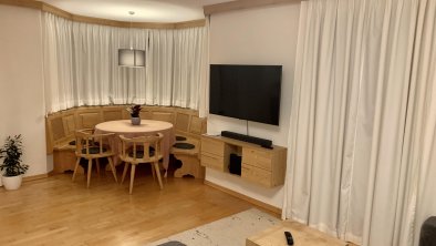 living room - dining table & tv