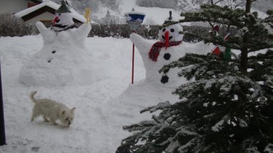 Schneemann bauen