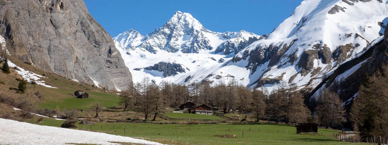 View from the Ködnitztal Valley looking towards the Großglockner mountain, © Tirol Werbung/Mario Webhofer