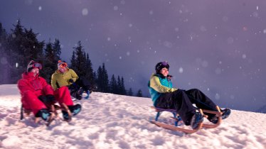 Night tobogganing in Schlick 2000, © TVB Stubai / Andre Schönherr