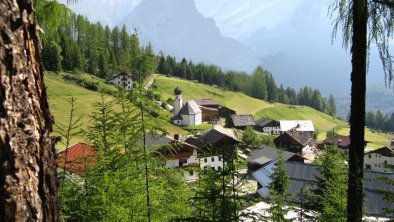 Aussicht Köfels im Sommer