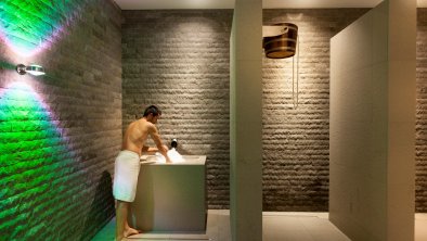 Saunawelt mit Eisbrunnen Dolomitengolf Hotel & Spa