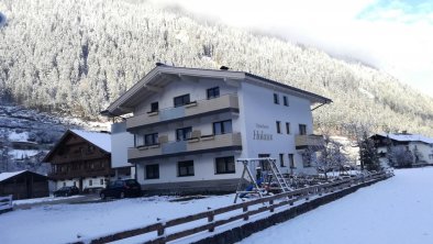 Haus im Winter