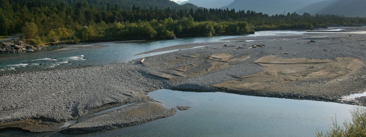 The Lech river at Weissenbach, © Verein Lechwege/Gerhard Eisenschink
