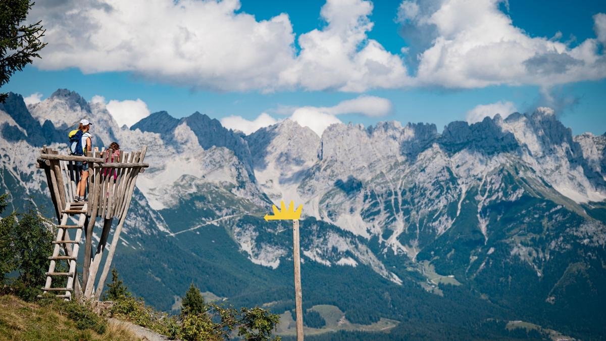 Children looking for fun and action should head to the KinderKaiserwelt, an adventure play area between the lower station of the Scheffau-Brandstadl cable car and the Bergrestaurant Brandstadl., © Daniel Reiter / Peter von Felbert