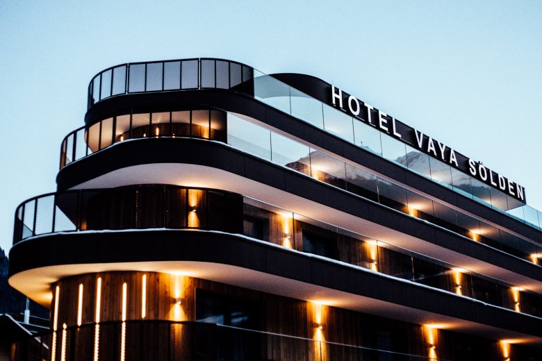 The five-star Hotel Vaya in S&ouml;lden offers luxurious accommodation for discerning travellers.