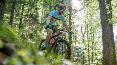 Off you go through forest: The eldoRADo Bike & Run Festival in Angerberg offers three Mountain Bike Marathon rides, © Ringer Klein