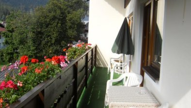 Balkon von Wohnung Grubigstein